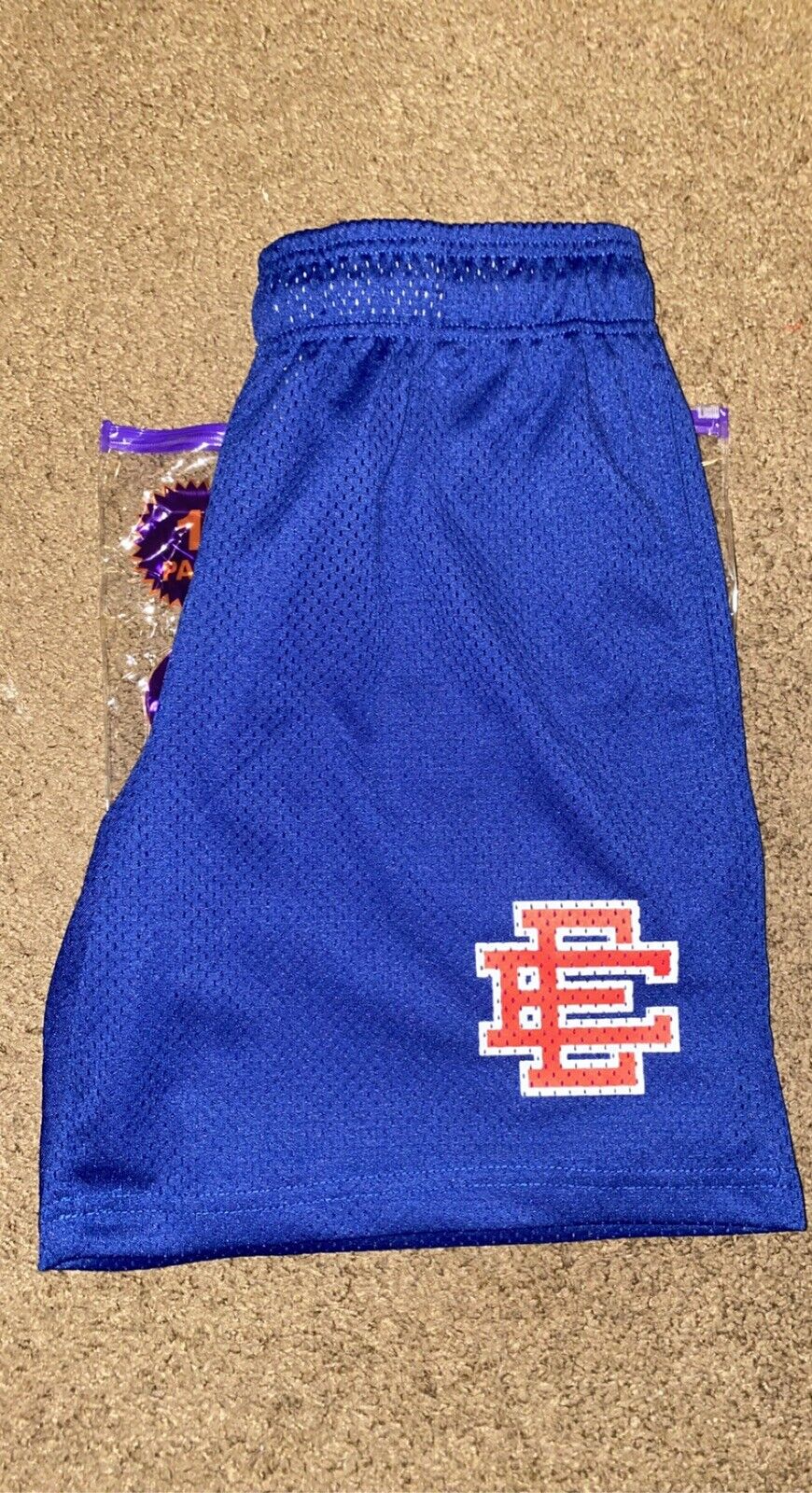 Eric Emanuel Shorts Blue Red